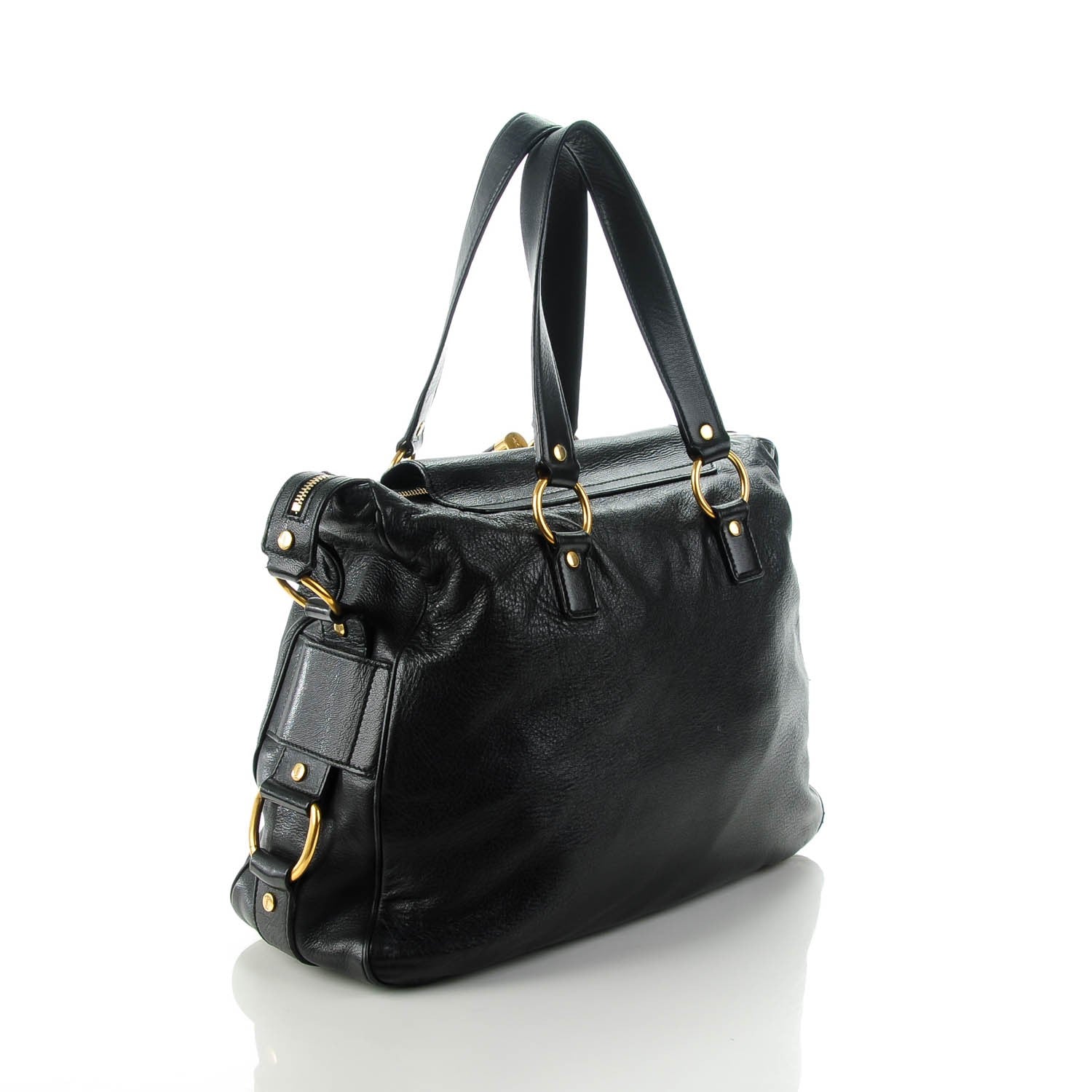 Saint Laurent Calfskin Muse Messenger Bag Black 3 of 7