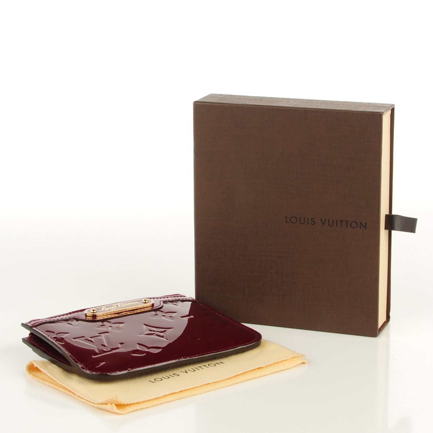 Louis Vuitton Vernis Key Pouch Griotte 4 of 7