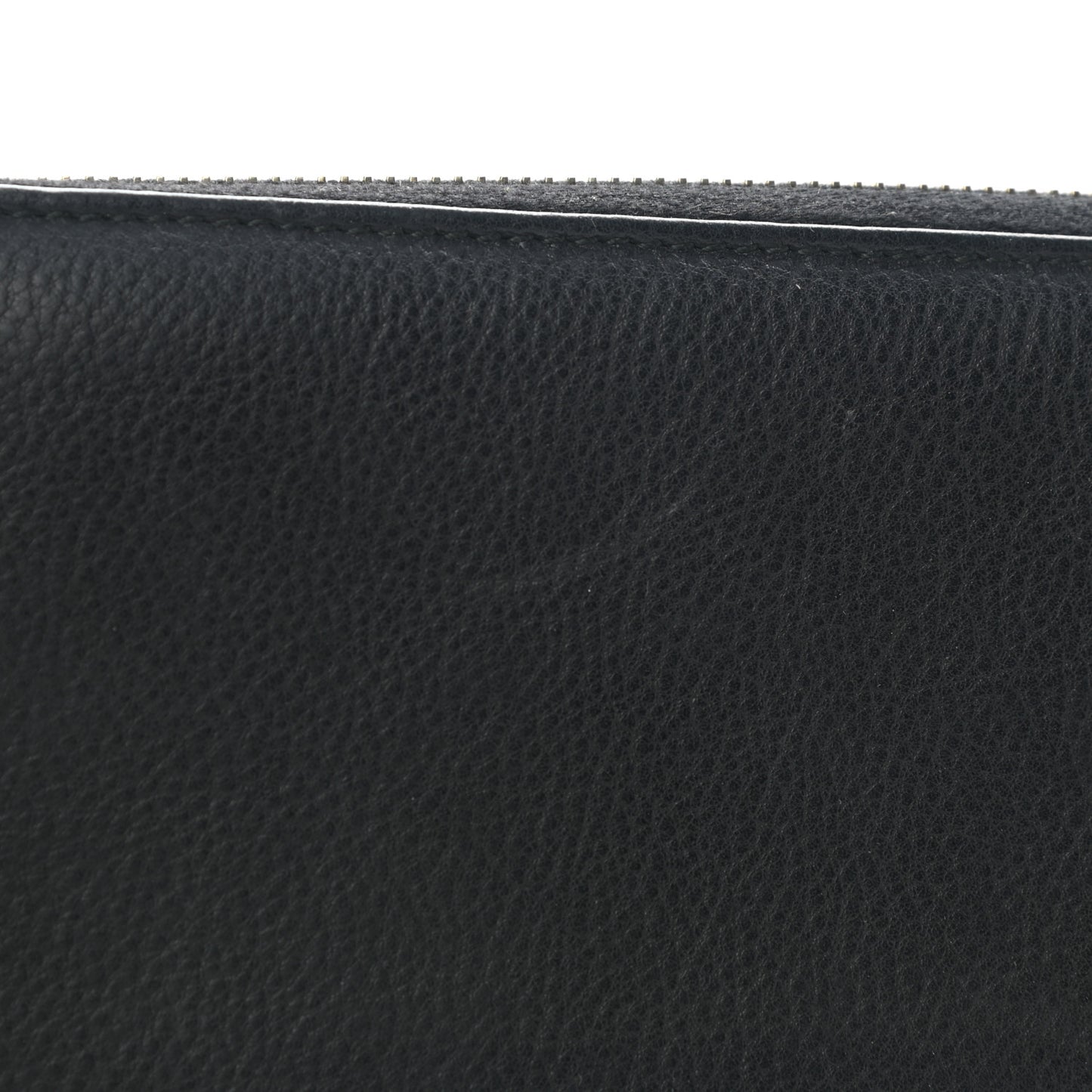 Calfskin GG Zip Around Wallet Black