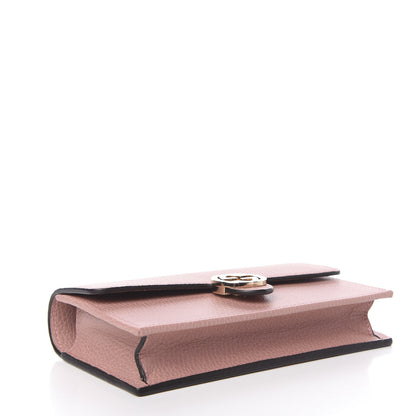 Gucci Dollar Calfskin Interlocking G Chain Wallet Soft Pink 4 of 11