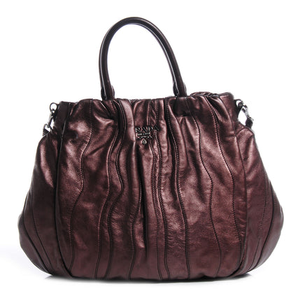 Prada Nappa Mordore Stripes Shoulder Bag Ribes 1 of 9