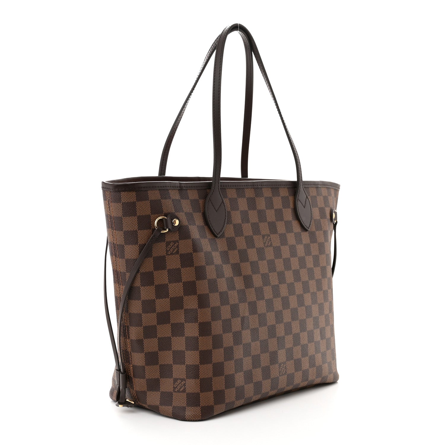 Louis Vuitton Damier Ebene Neo Neverfull MM Rose Ballerine 4 of 10