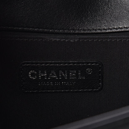 Chanel Lambskin Quilted Medium Boy Flap Black 6 of 16