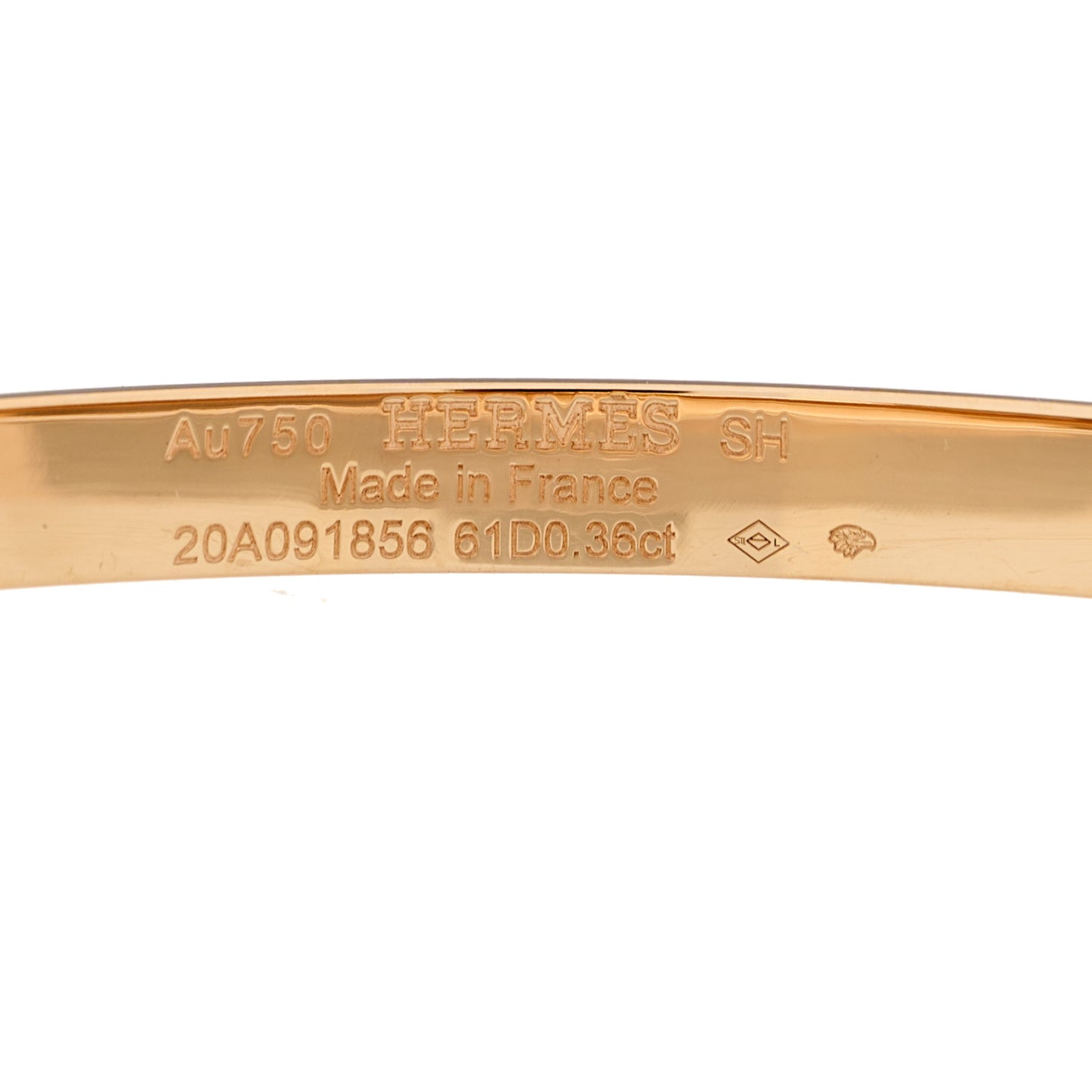 18K Rose Gold Diamond PM Kelly Pave Bracelet SH