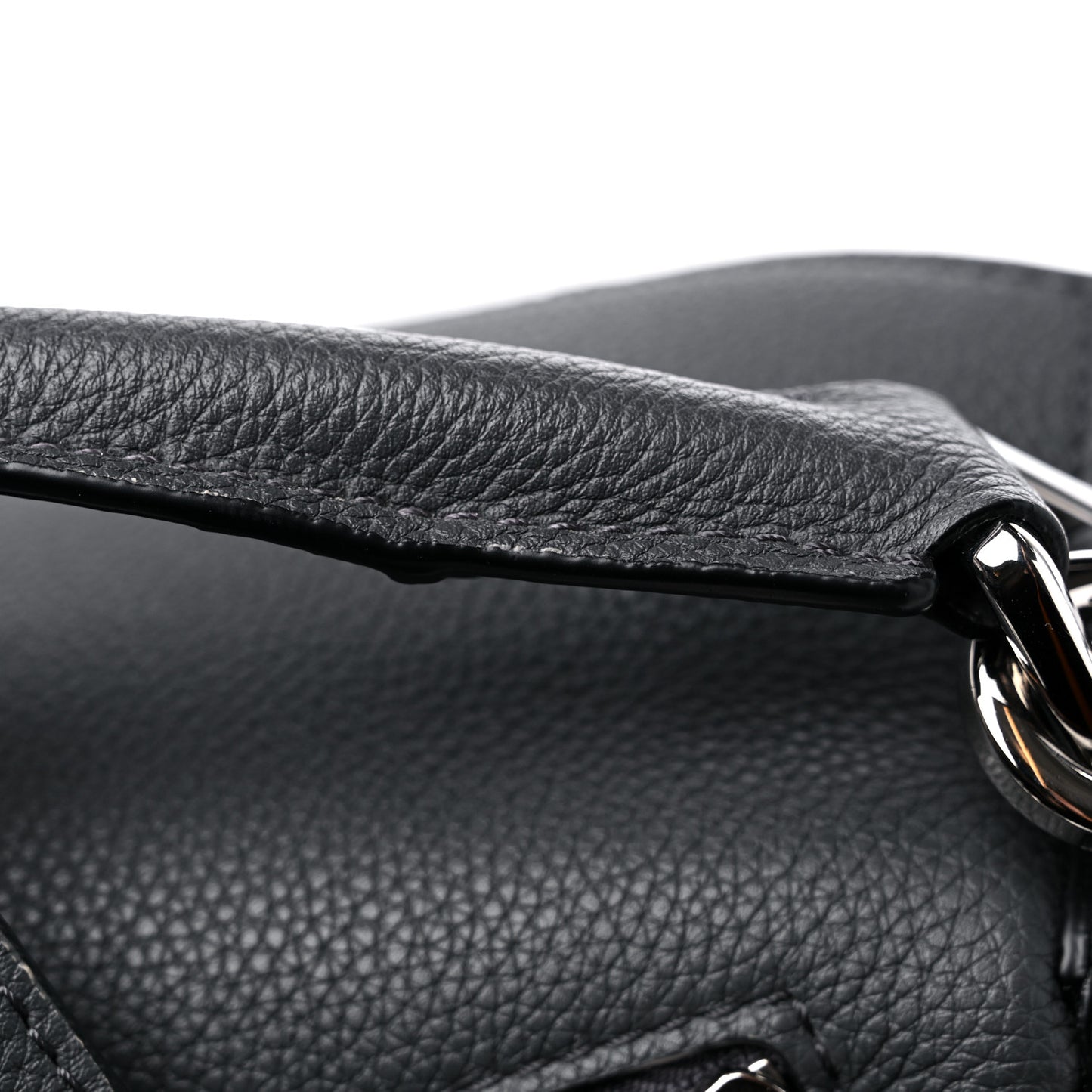 Calfskin Small Puzzle Bag Gunmetal