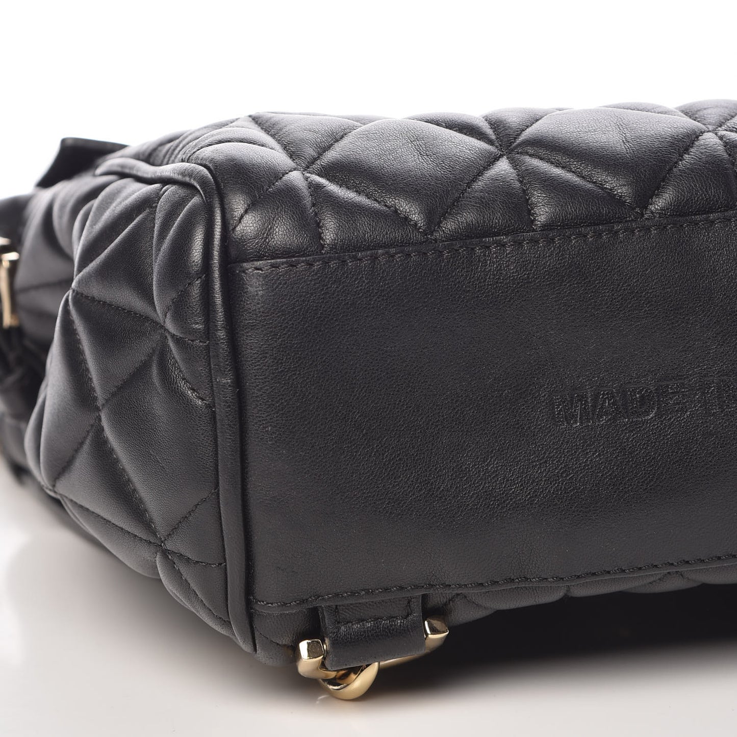 Nappa Quilted Mini Cara Delevingne Convertible Bag Black
