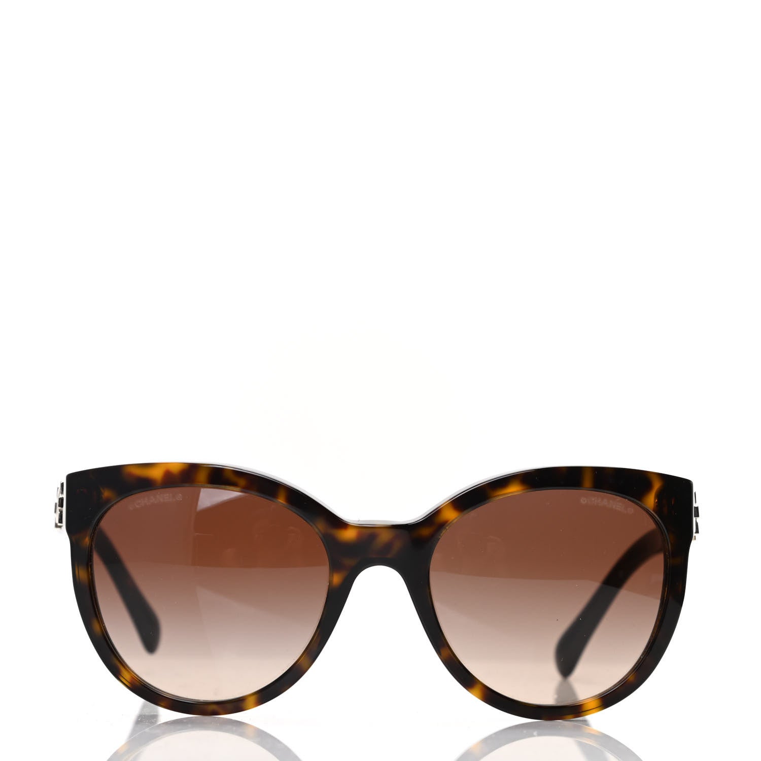 Chanel Pantos Signature CC Sunglasses 5315 Dark Havana 2 of 8