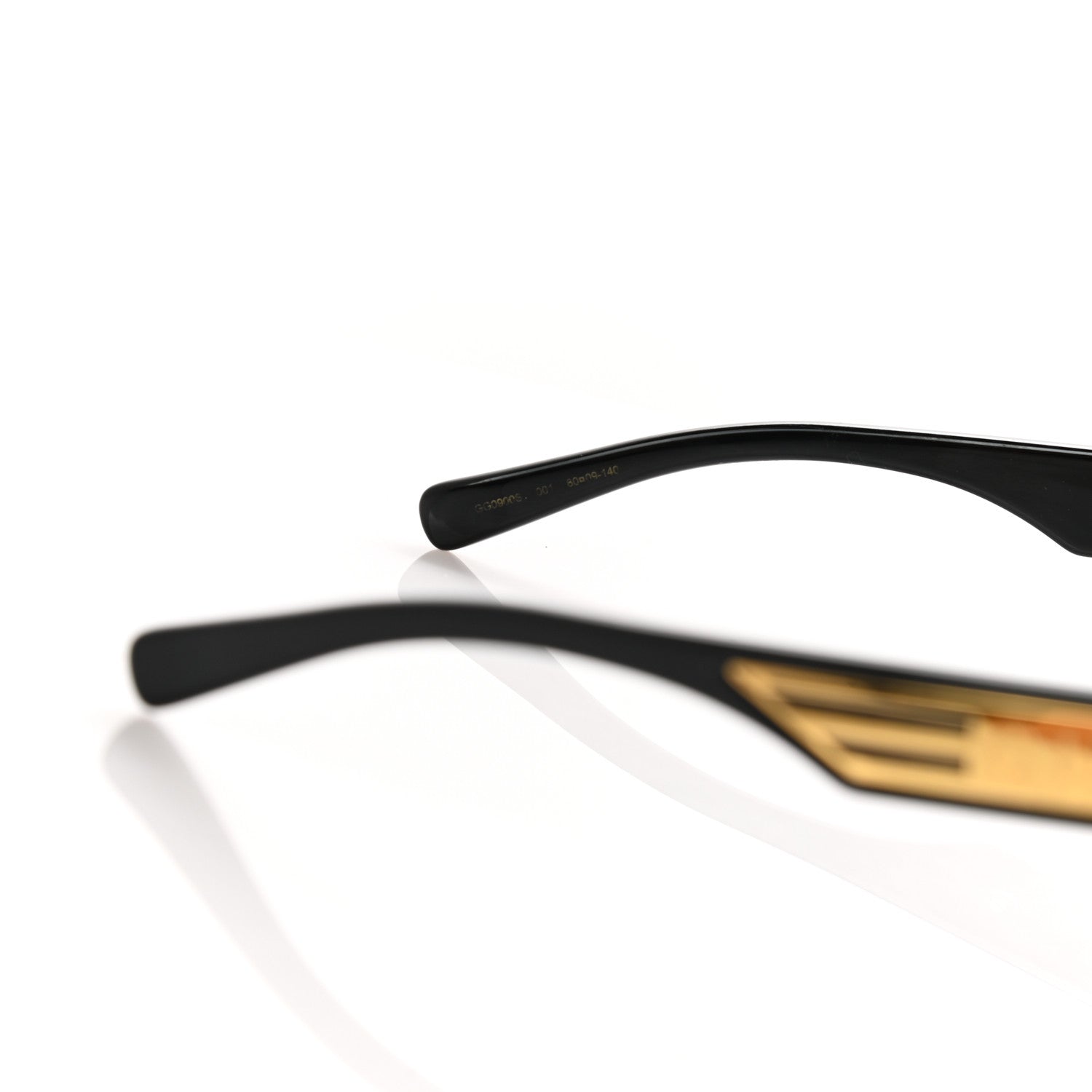 Gucci Acetate Shield GG0900S Sunglasses Black 6 of 8