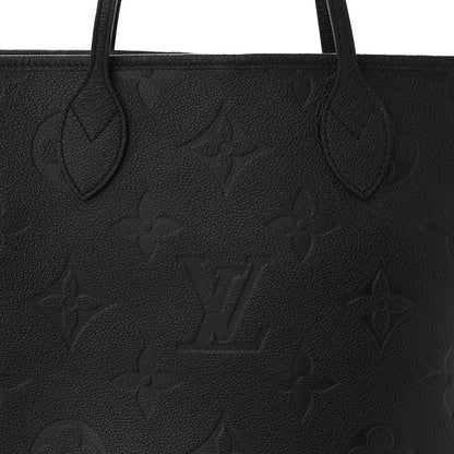 Louis Vuitton Empreinte Monogram Giant Neverfull MM Black 9 of 12