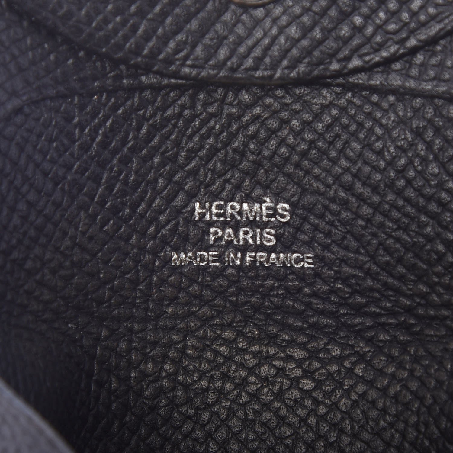 Hermes Epsom Bastia Coin Purse Black 5 of 7