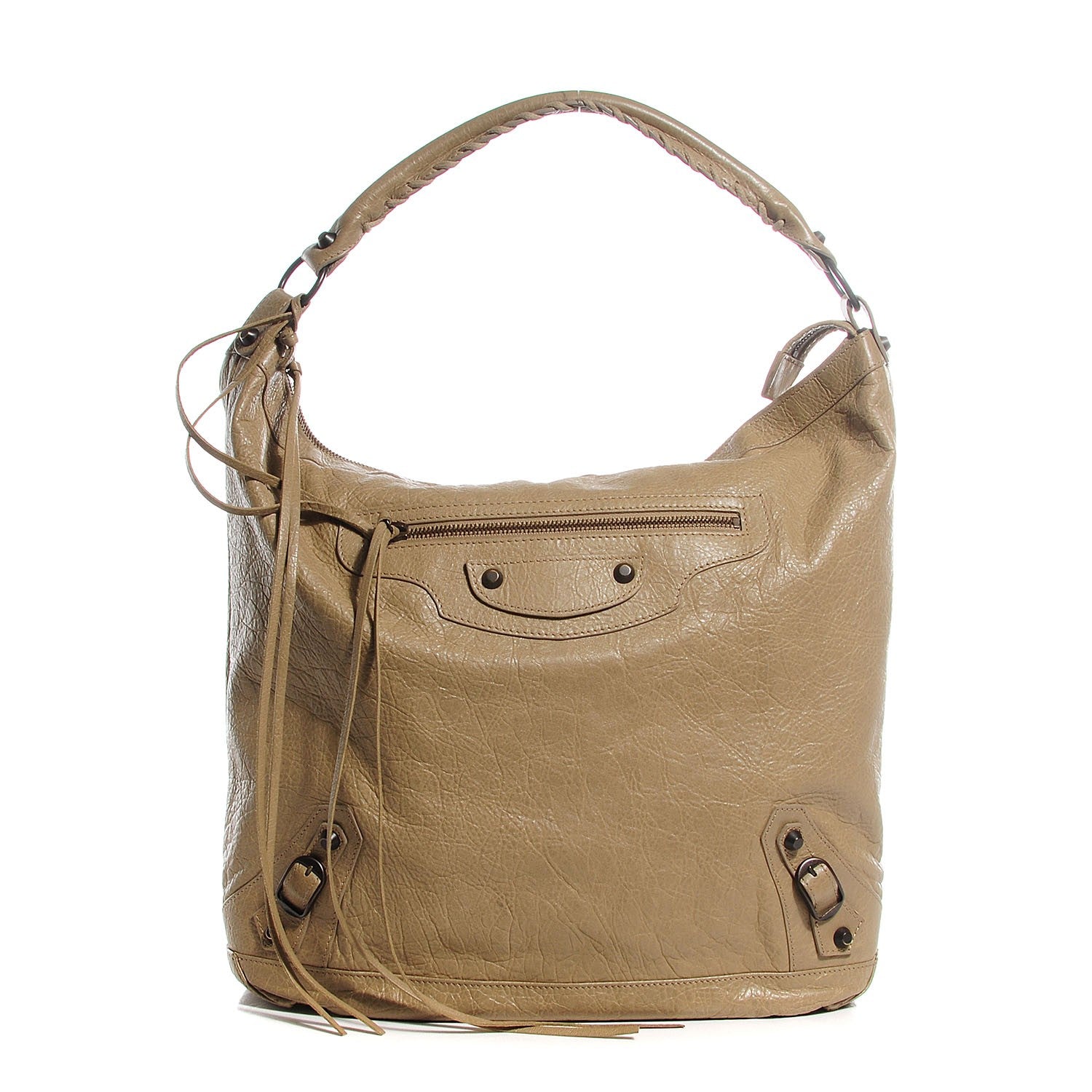 Balenciaga Agneau Classic Hardware Day Hobo Latte Beige 1 of 11