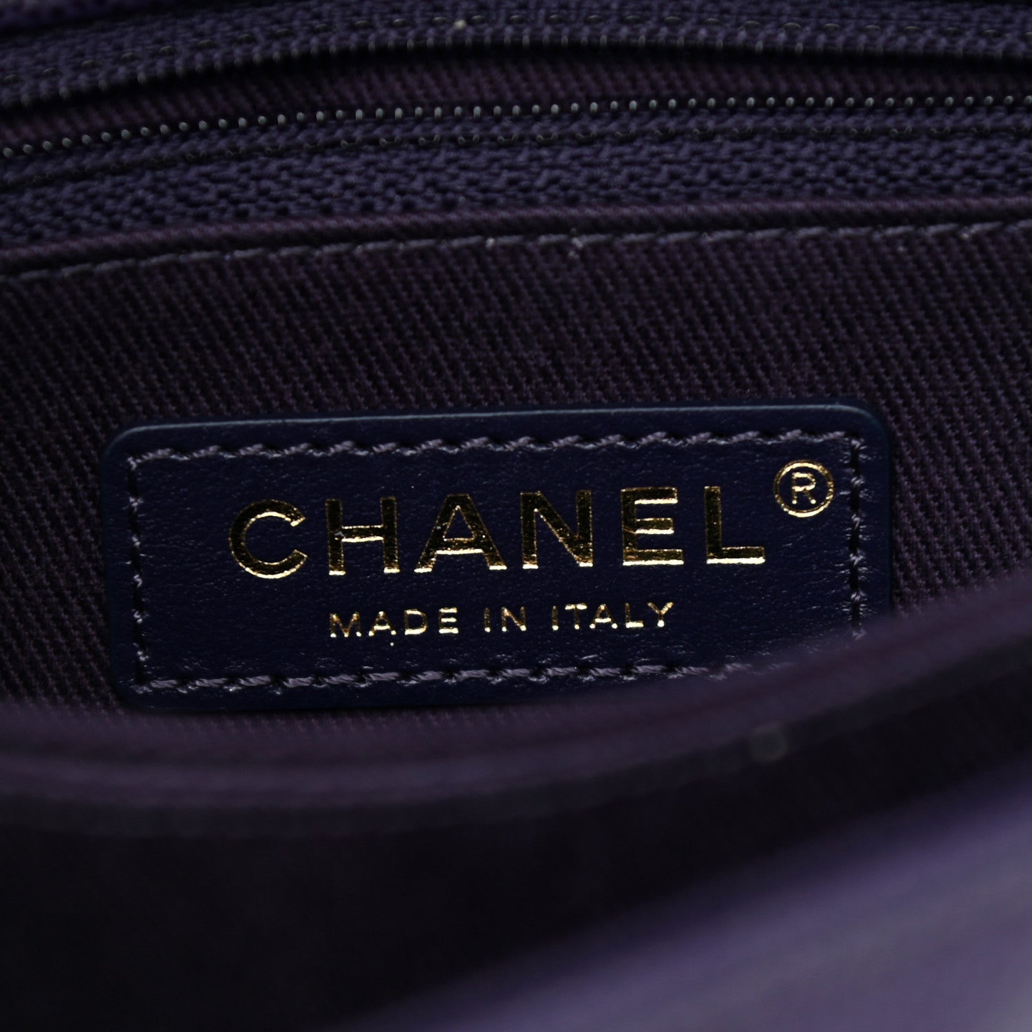 Chanel Caviar Lizard Embossed Chevron Quilted Mini Coco Handle Flap Purple 8 of 11