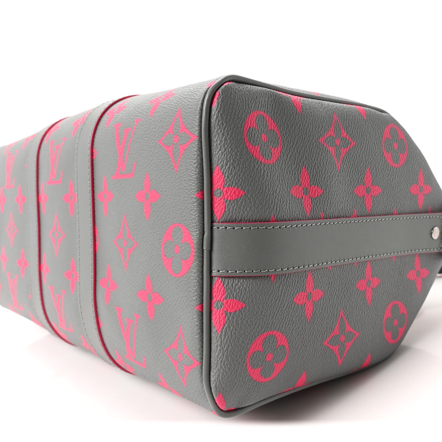 Monogram Surplus Keepall Bandouliere 35 Kahki Green Grey Pink