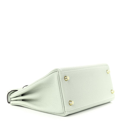 Hermes Togo Kelly Retourne 25 Gris Neve 4 of 11