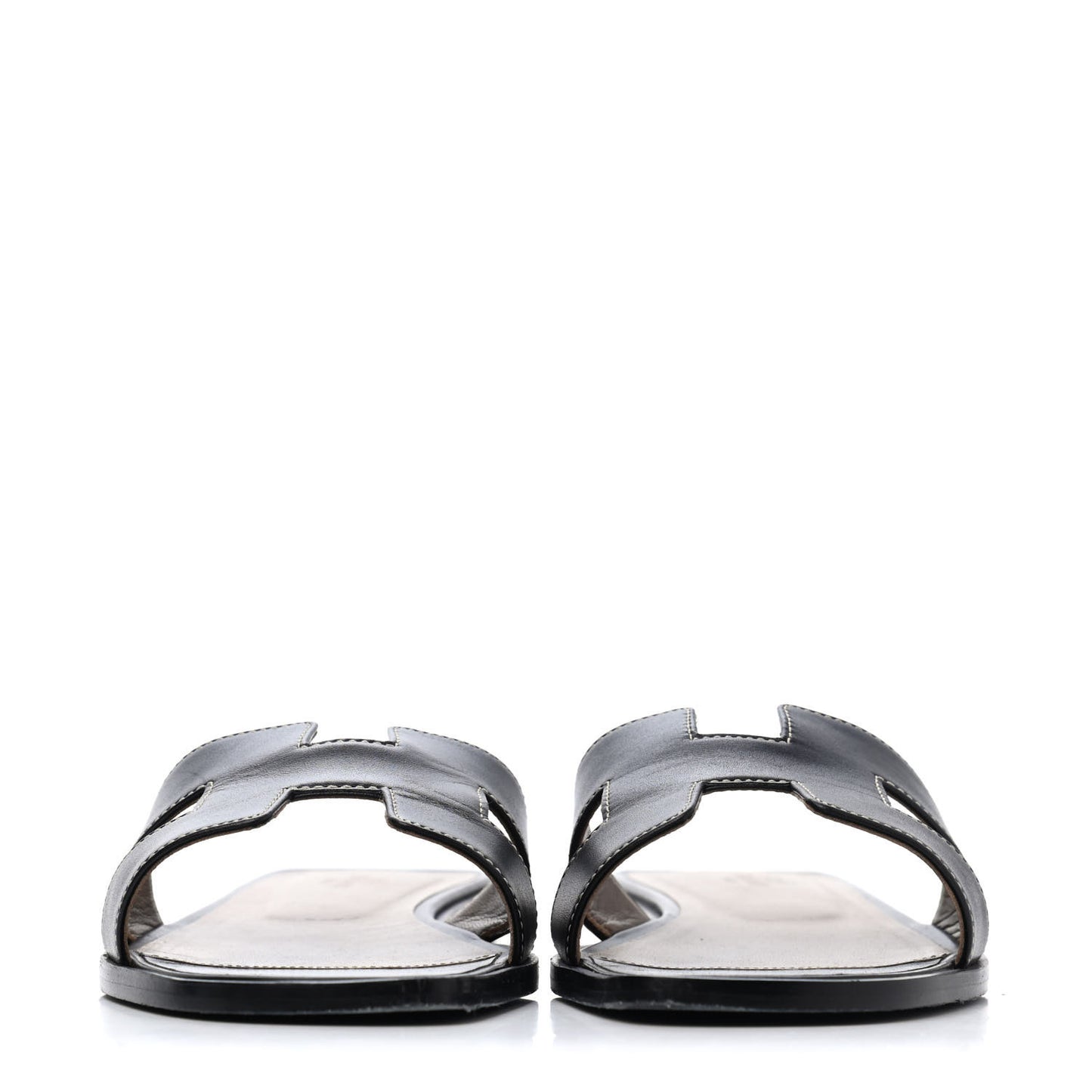Box Calfskin Oran Sandals 41 Black