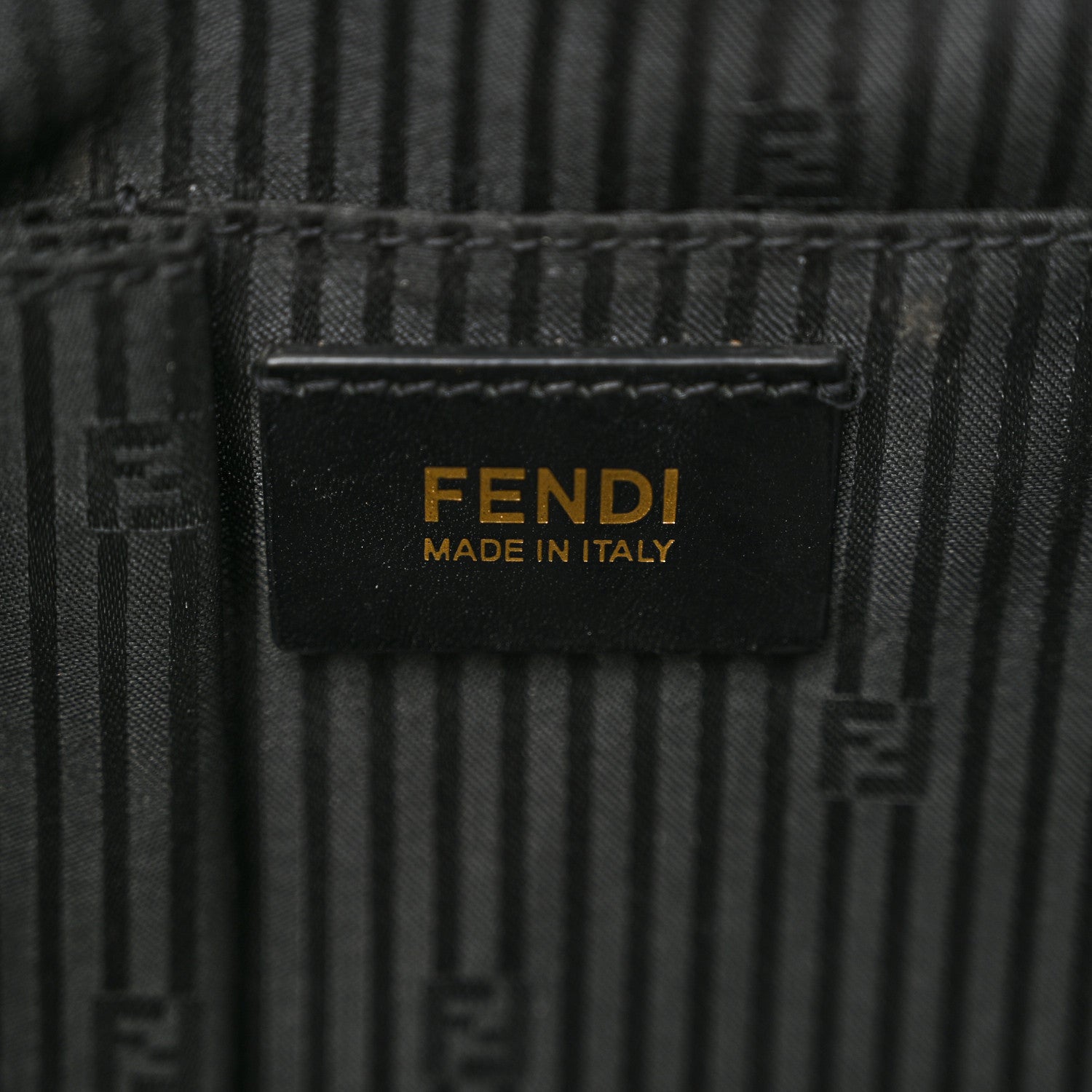 Fendi Vitello Elite Regular 2Jours Tote Black 6 of 12