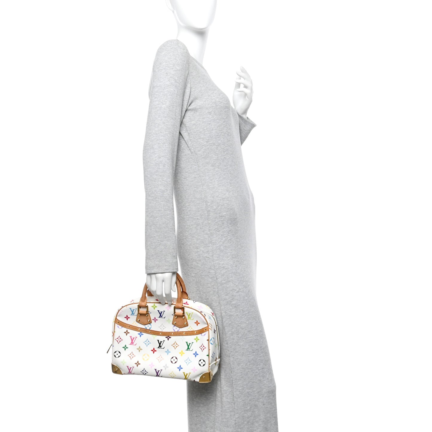 Monogram Multicolor Trouville White