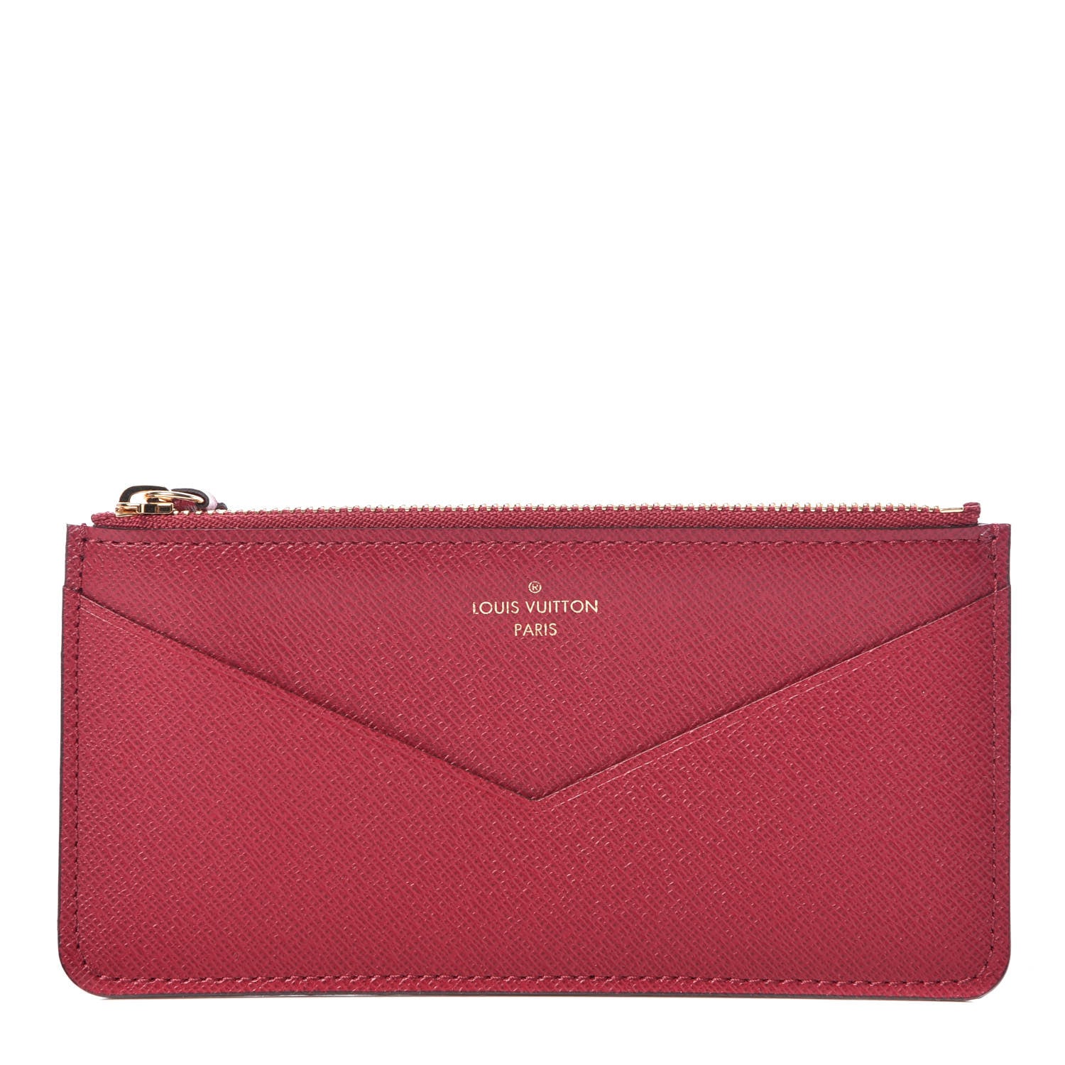 Louis Vuitton Calfskin Jeanne Wallet Zippered Insert Fuchsia 1 of 6