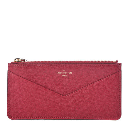 Louis Vuitton Calfskin Jeanne Wallet Zippered Insert Fuchsia 1 of 6