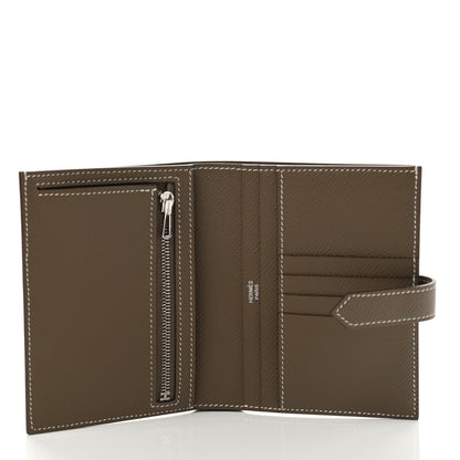 Hermes Epsom Bearn Compact Wallet Etoupe 5 of 8
