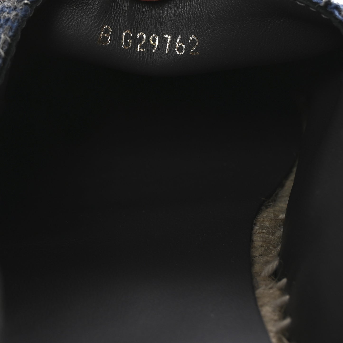 Tweed Lambskin CC Espadrilles 40 Blue Grey
