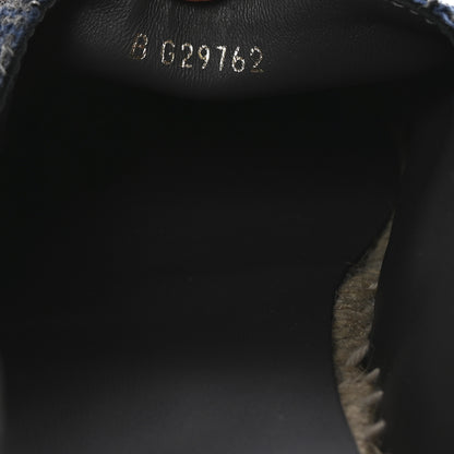Chanel Tweed Lambskin CC Espadrilles 40 Blue Grey 9 of 10