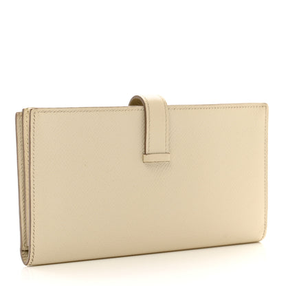 Hermes Epsom Bearn Gusset Wallet Craie 3 of 7