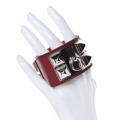 Hermes Epsom Collier de Chien CDC Bracelet S Rouge H 2 of 10