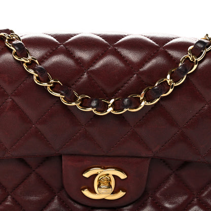 Chanel Lambskin Quilted Mini Rectangular Flap Burgundy 8 of 13