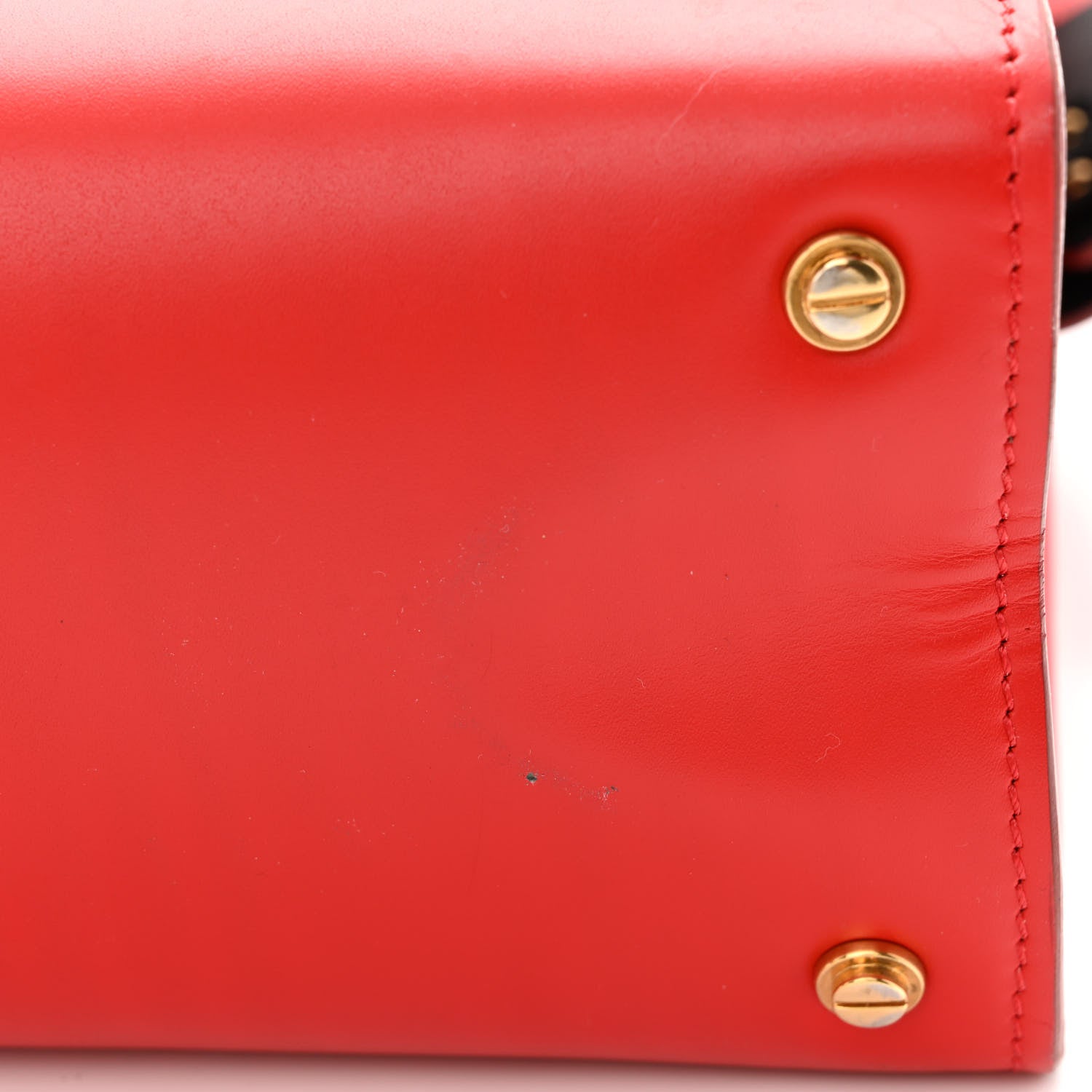 Givenchy Smooth Calfskin Small Horizon Satchel Red 11 of 15