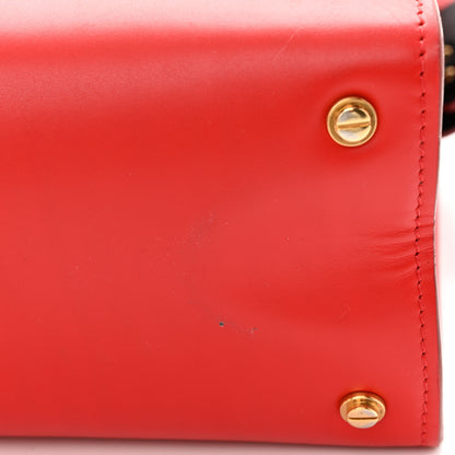 Givenchy Smooth Calfskin Small Horizon Satchel Red 11 of 15