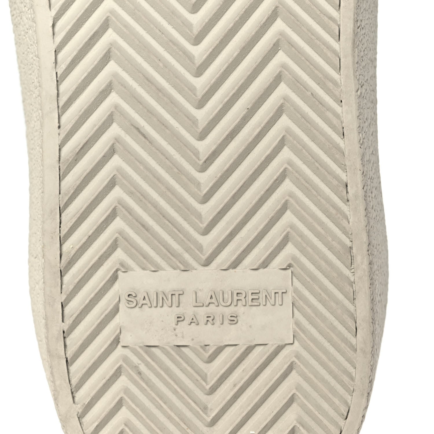 Saint Laurent Calfskin Embroidered Court Classic Sneakers 39 White Black 6 of 9