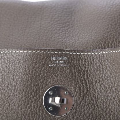 Hermes Taurillon Clemence Lindy 30 Etoupe 8 of 8