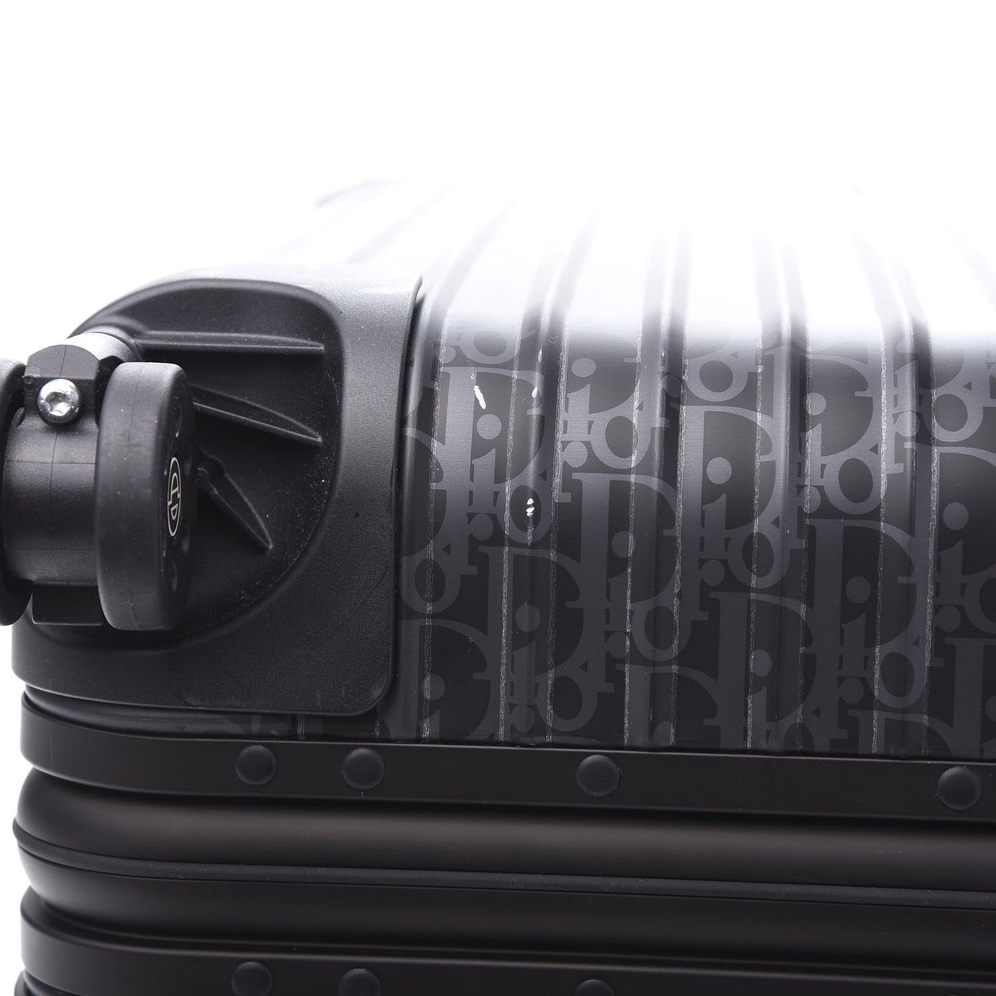X RIMOWA Aluminum Zucca Print Roll Away Carry On Luggage