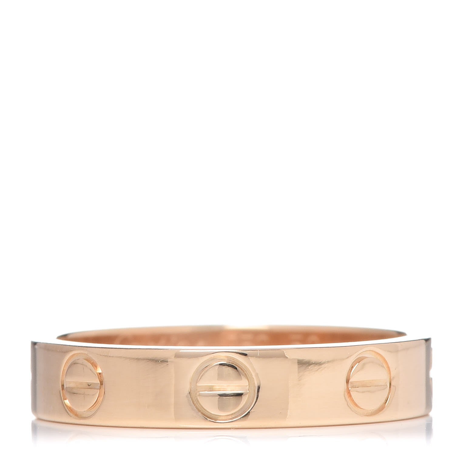 Cartier 18K Yellow Gold 3.5mm LOVE Wedding Band Ring 50 5.25 1 of 5