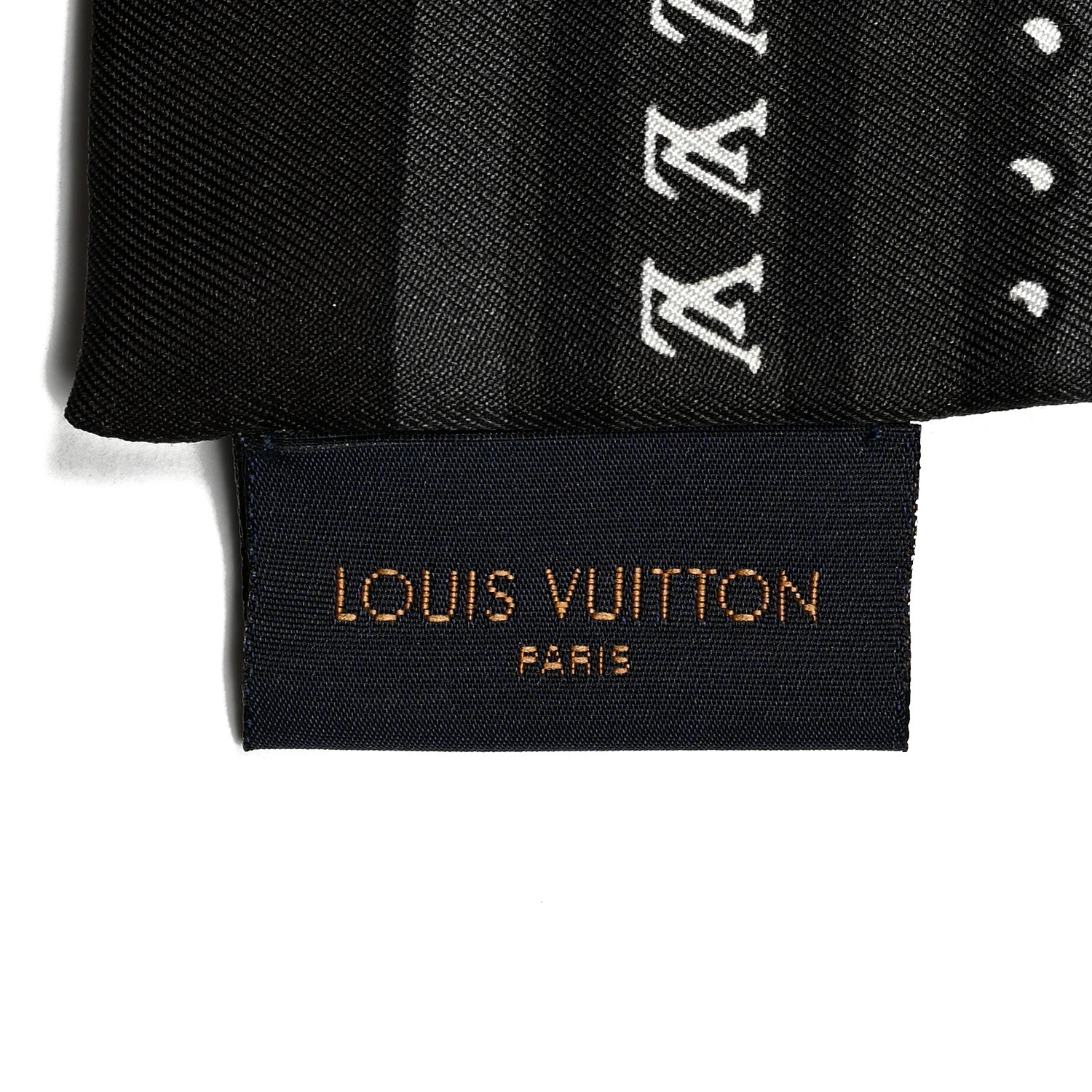 Louis Vuitton Silk Monogram LV World Bandeau Brown 3 of 4
