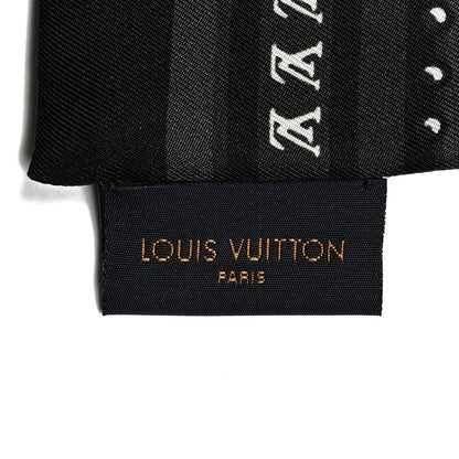 Louis Vuitton Silk Monogram LV World Bandeau Brown 3 of 4