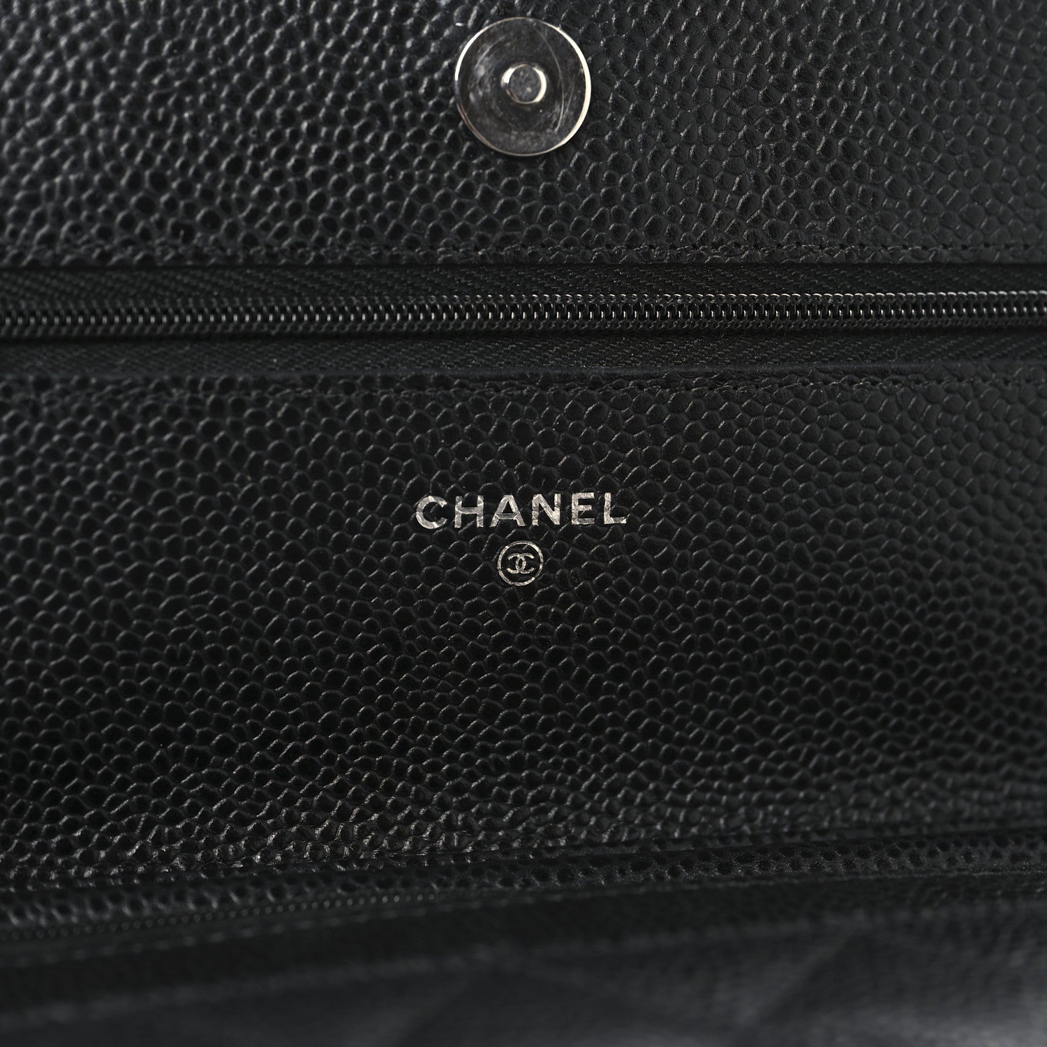 Chanel Caviar Quilted Wallet on Chain WOC Black 7 of 12