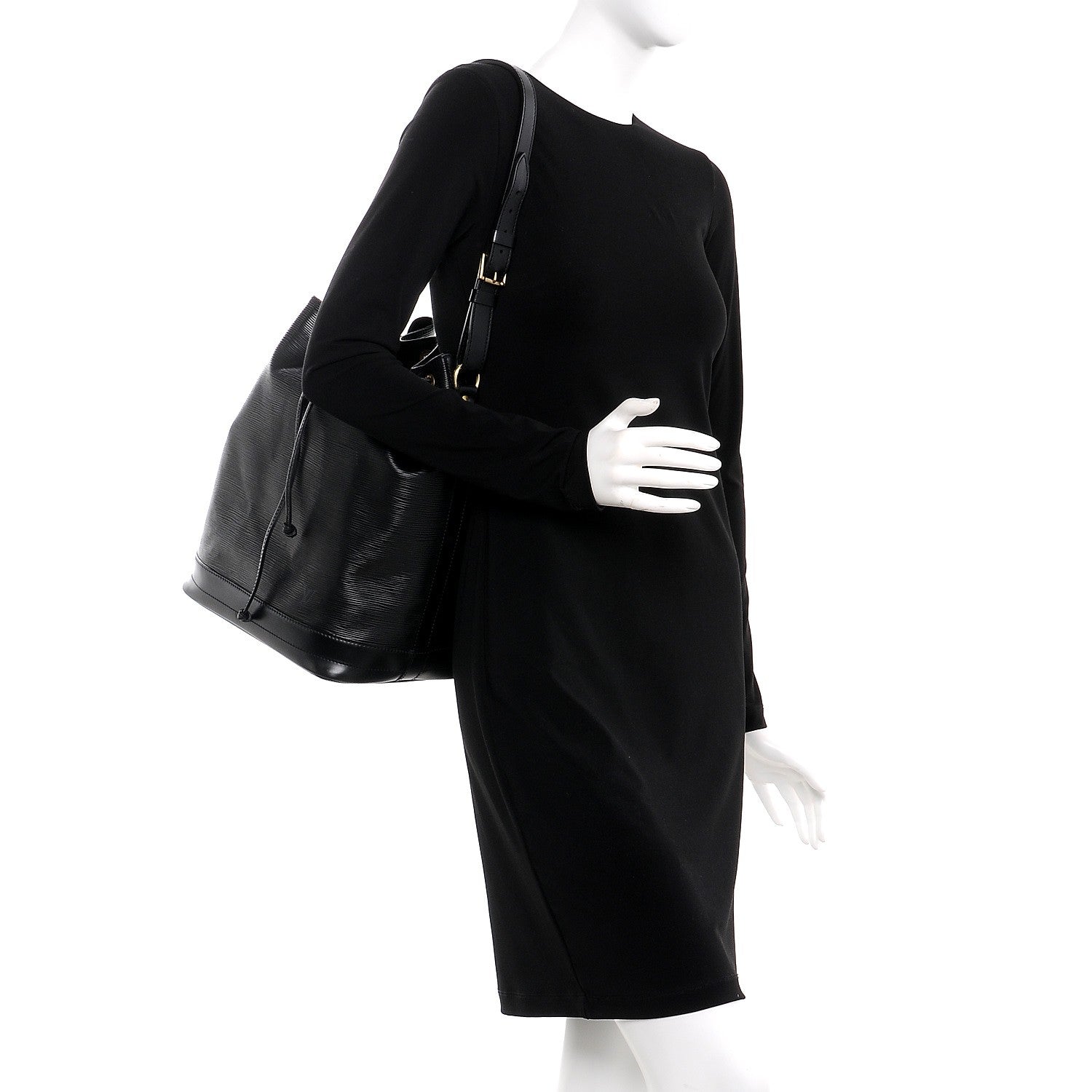 Louis Vuitton Epi Noe Black 2 of 9