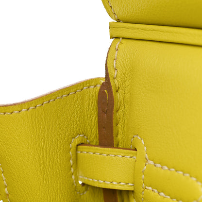 Hermes Swift Birkin 25 Lime 39 of 40