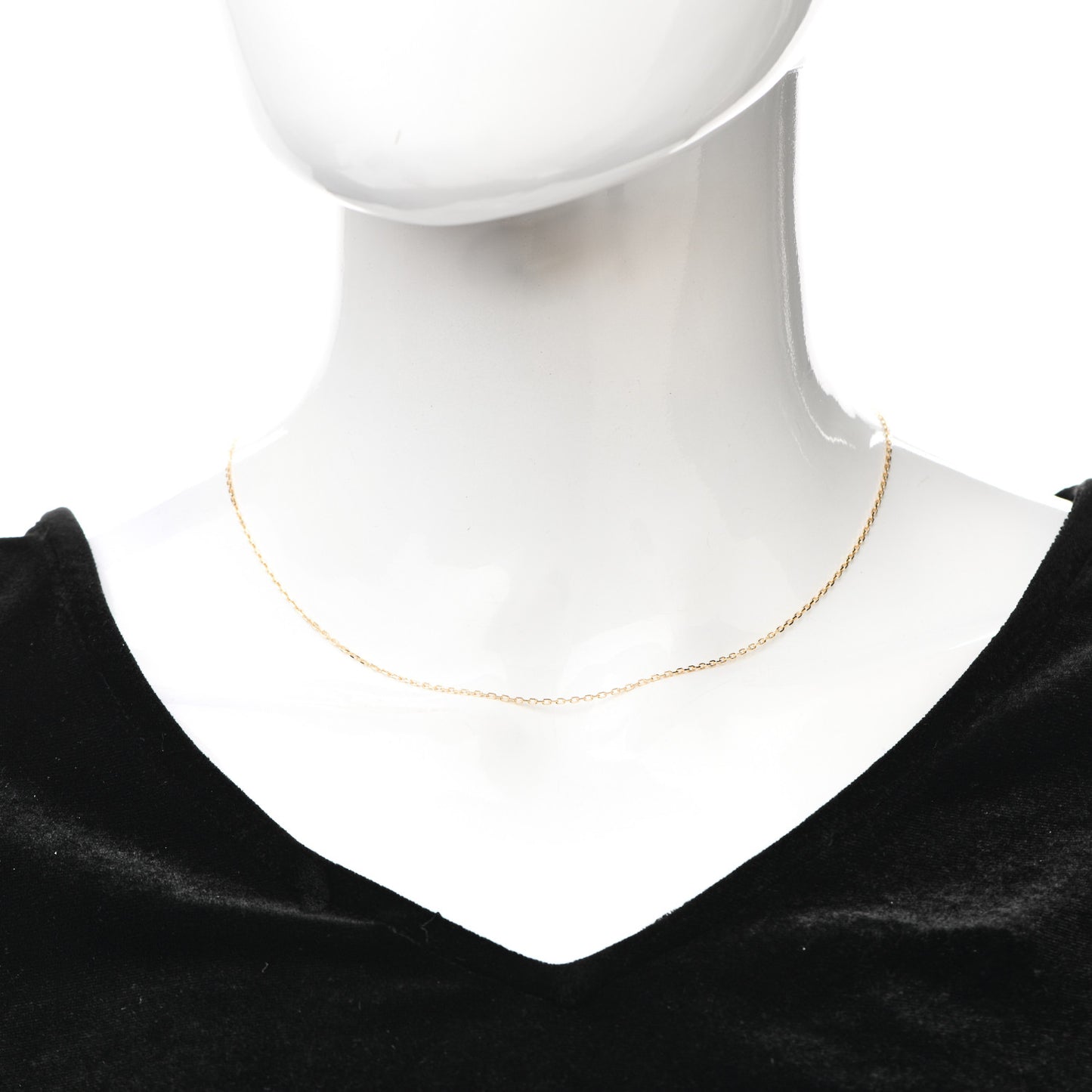 18K Yellow Gold Chain Necklace