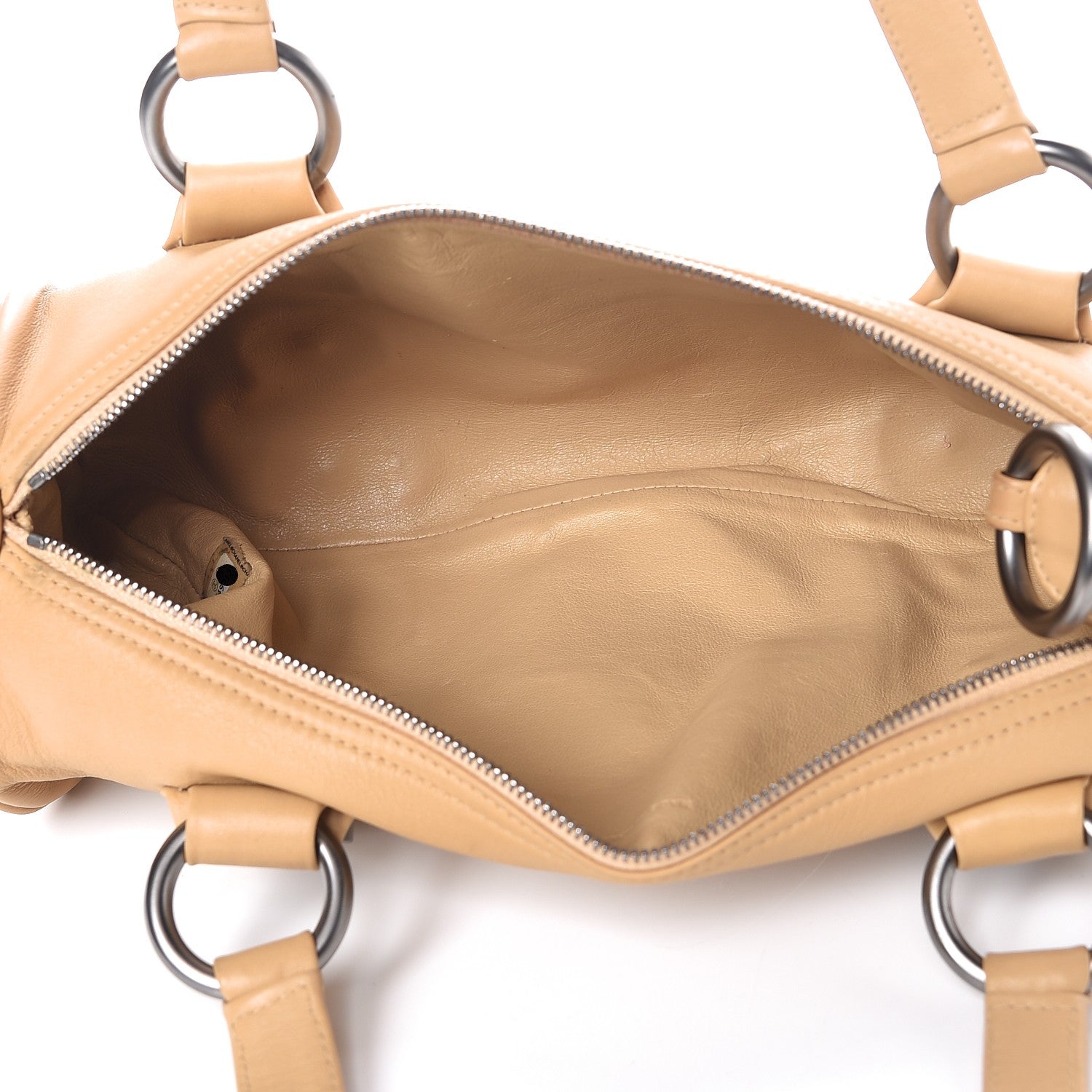 Chanel Lambskin CC Shoulder Bag Beige 6 of 12