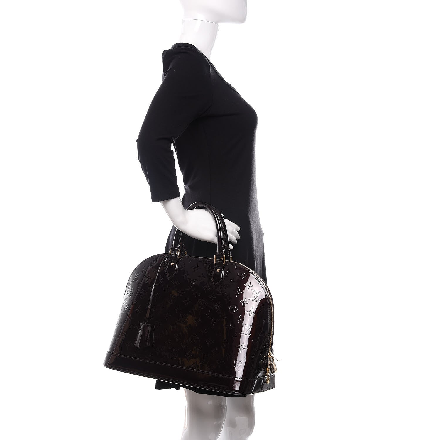 Louis Vuitton Vernis Alma GM Amarante 2 of 10