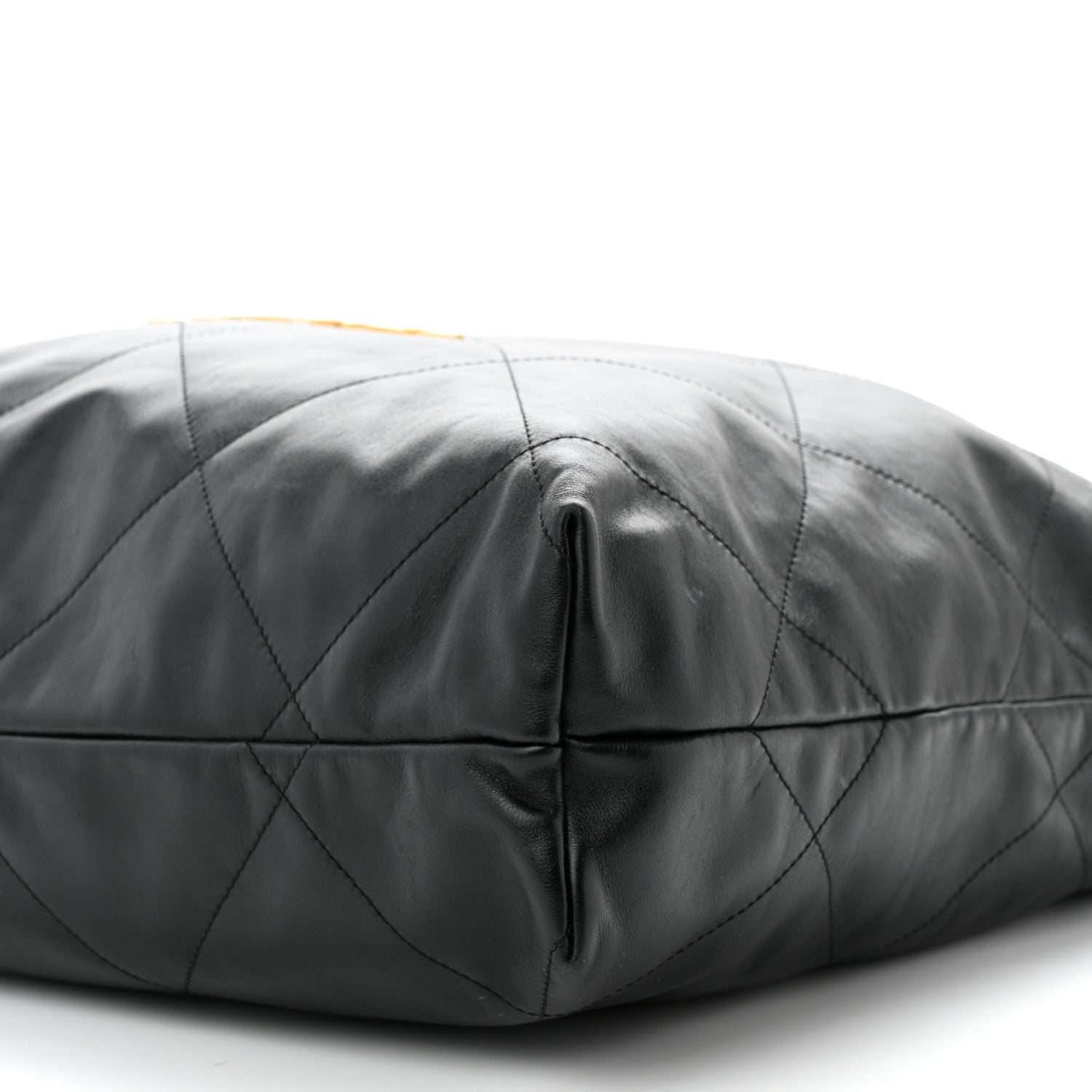 Chanel Shiny Calfskin Quilted Large Chanel 22 Black 20 of 23