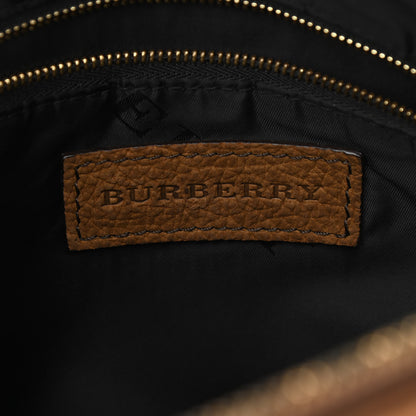 Burberry Nubuck Medium Nevinson Bowling Bag Brown 6 of 16