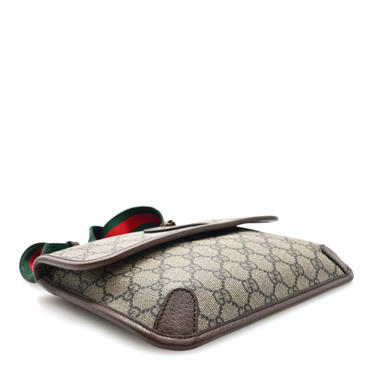 Gucci GG Supreme Monogram Neo Vintage Web Belt Bag Brown 4 of 11