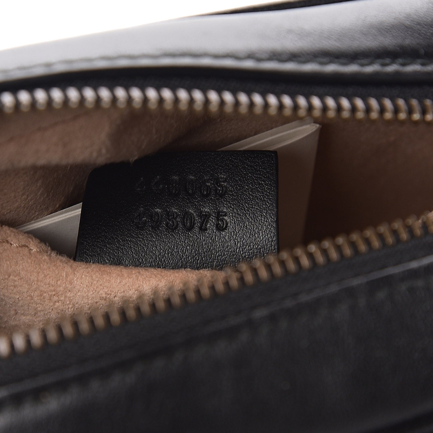 Calfskin Matelasse Mini GG Marmont Chain Shoulder Bag Black