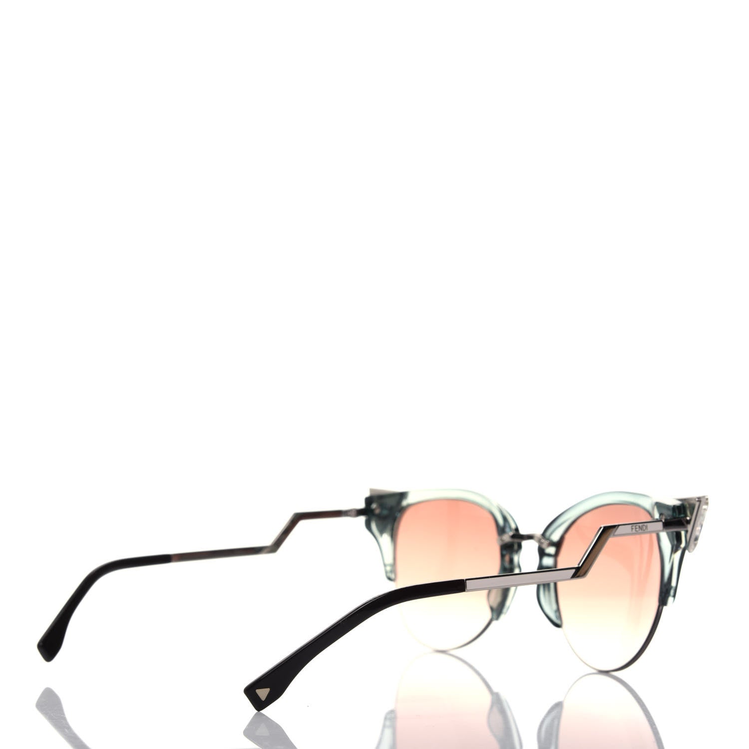 Fendi Iridia Sunglasses FF 0041/S Green 4 of 6