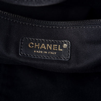 Chanel Woven Straw Raffia Large Deauville Tote Black 6 of 9