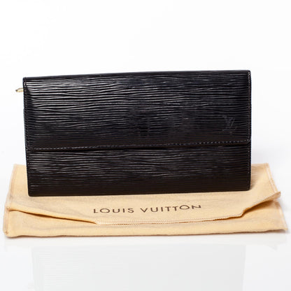 Louis Vuitton Epi Sarah Wallet Black 9 of 9